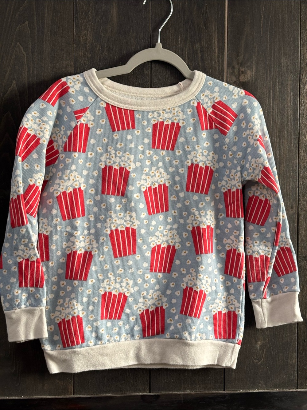Winter Water Factory organic cottenPopcorn Print Sweatshirt -